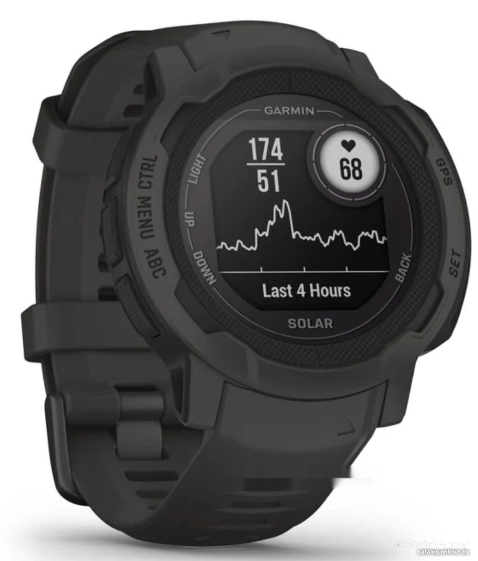 Умные часы Garmin Instinct 2 Solar (черный)