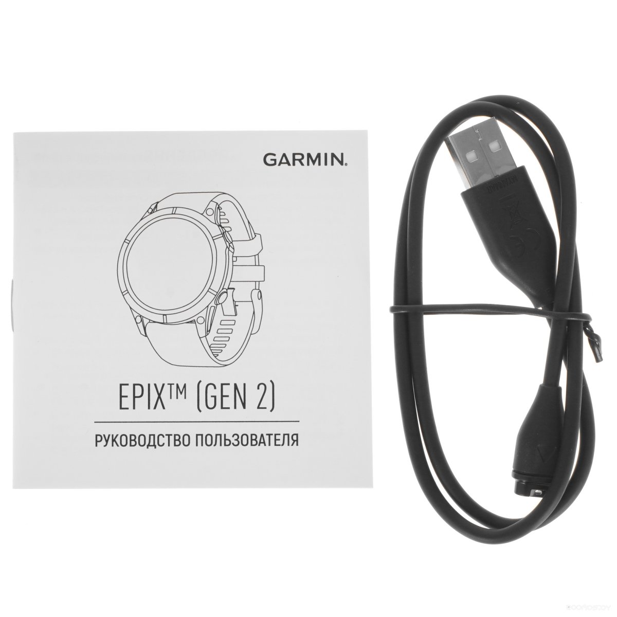 Умные часы Garmin Epix Gen 2 (cланцевая сталь/черный)