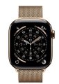 Умные часы Watch Series 11 LTE 42 мм (титановый корпус, золотистый/золотистый, миланская петля)