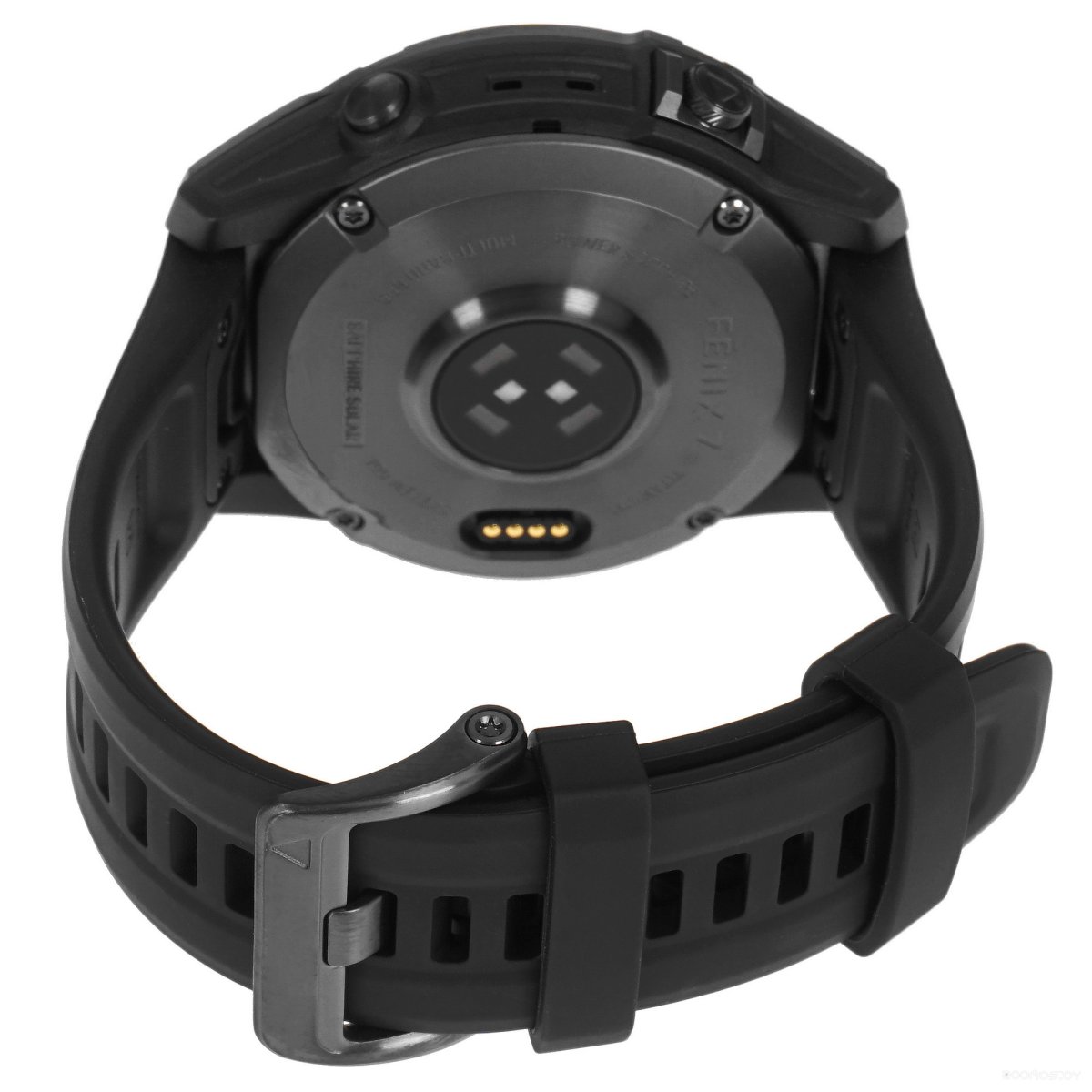 Умные часы Garmin Fenix 7 Sapphire Solar 47 мм (черный титан/черный)