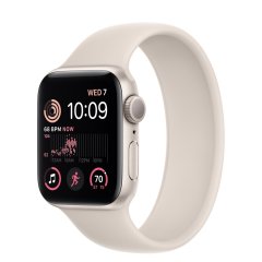 Apple Watch SE 2 40 мм (алюминиевый корпус, звездный свет/звездный свет, силиконовый ремешок)