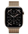 Умные часы Watch Series 11 LTE 46 мм (титановый корпус, золотистый/золотистый, миланская петля M/L)