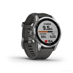 Умные часы Garmin Fenix 7S (серебристый/графитовый)
