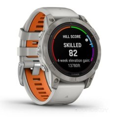 Умные часы Garmin Fenix 7 Pro Sapphire Solar (титан/оранжевый)