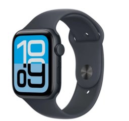 Умные часы Watch SE 3 LTE 44 мм (алюминиевый корпус, полуночный/полуночный, спортивный силиконовый ремешок M/L)