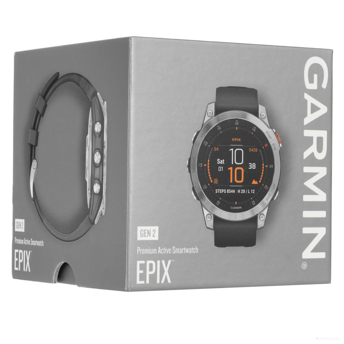 Умные часы Garmin Epix Gen 2 (cланцевая сталь/черный)