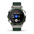 Умные часы Garmin MARQ Golfer Gen 2 (титановый/темно-зеленый, с темно-зеленым нейлоновым ремешком)