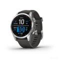 Умные часы Garmin Fenix 7S (серебристый/графитовый)