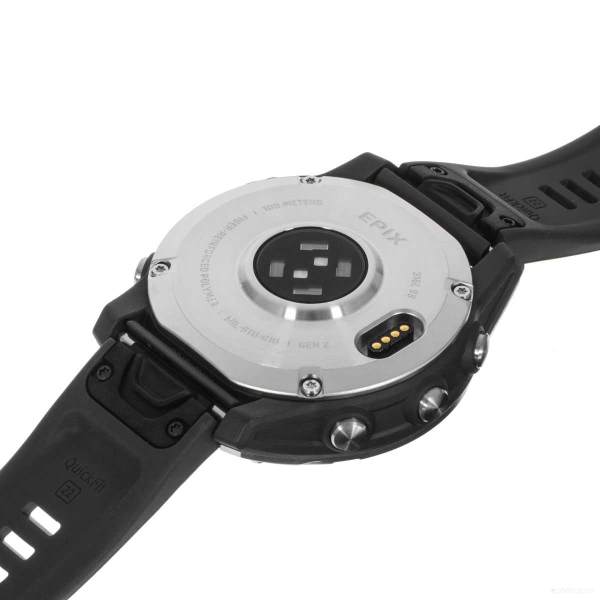 Умные часы Garmin Epix Gen 2 (cланцевая сталь/черный)