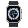 Apple Watch Ultra LTE 49 мм (титановый корпус, титановый/темно-серый, ремешок из эластомера)