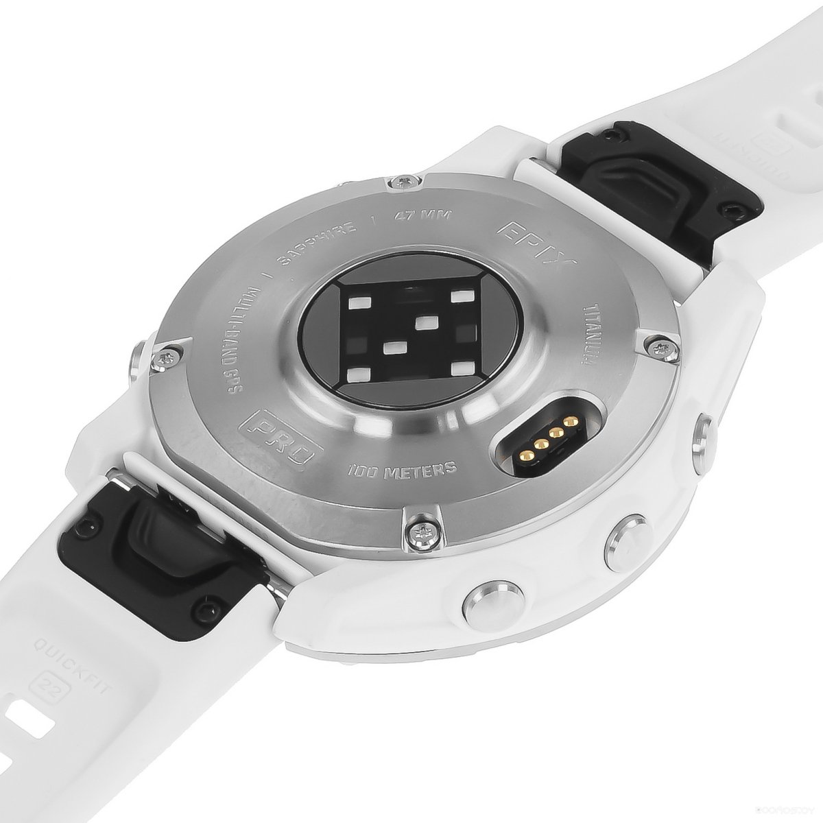 Умные часы Garmin Epix Pro Gen 2 Sapphire 47 мм (титан/белый камень)