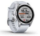 Умные часы Garmin Fenix 7S (серебристый/белый)