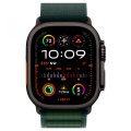 Apple Watch Ultra 2 LTE 49 мм (титановый корпус, черный/темно-зеленый, ремешок из полиэстера S)