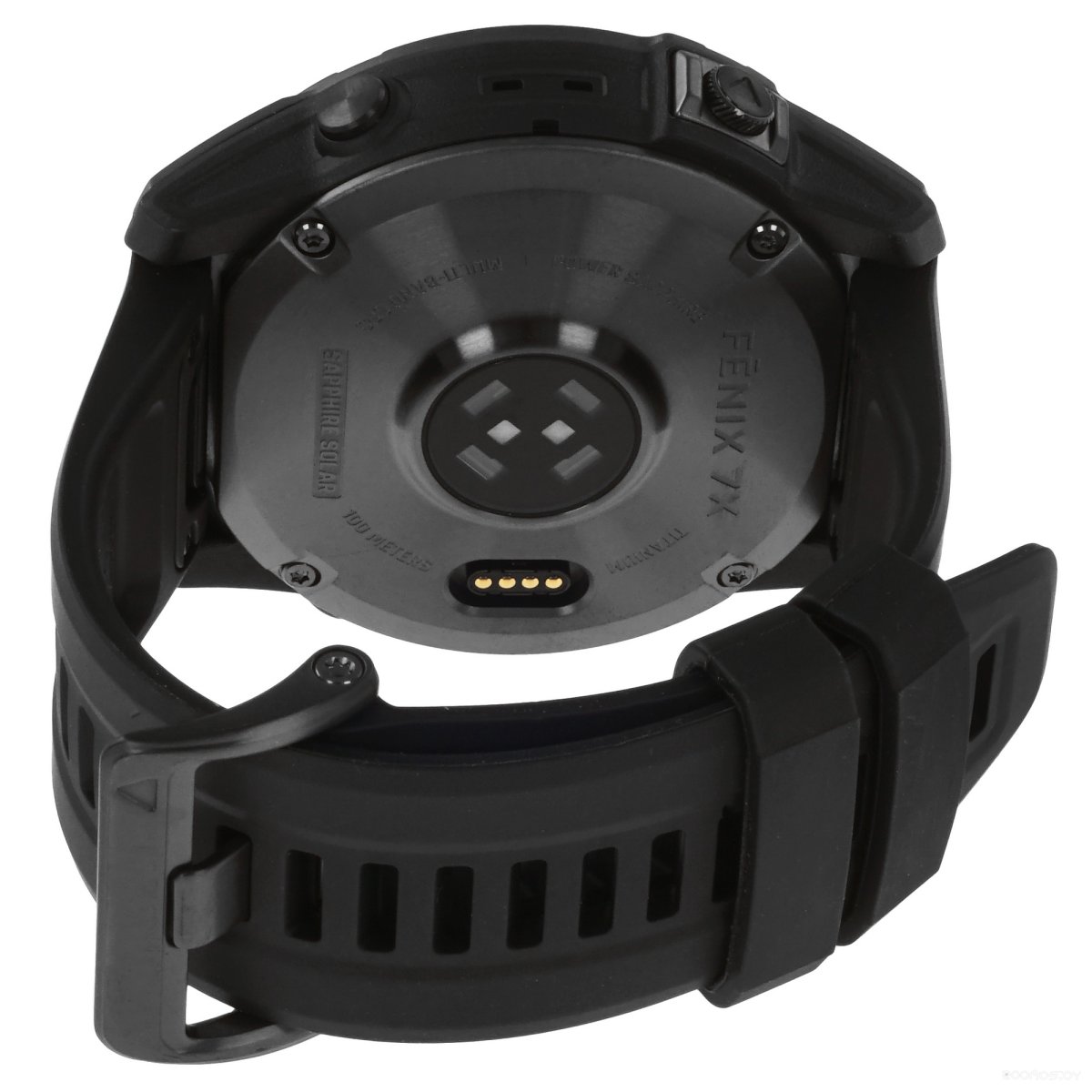 Умные часы Garmin Fenix 7X Sapphire Solar 51 мм (серый карбон/черный)