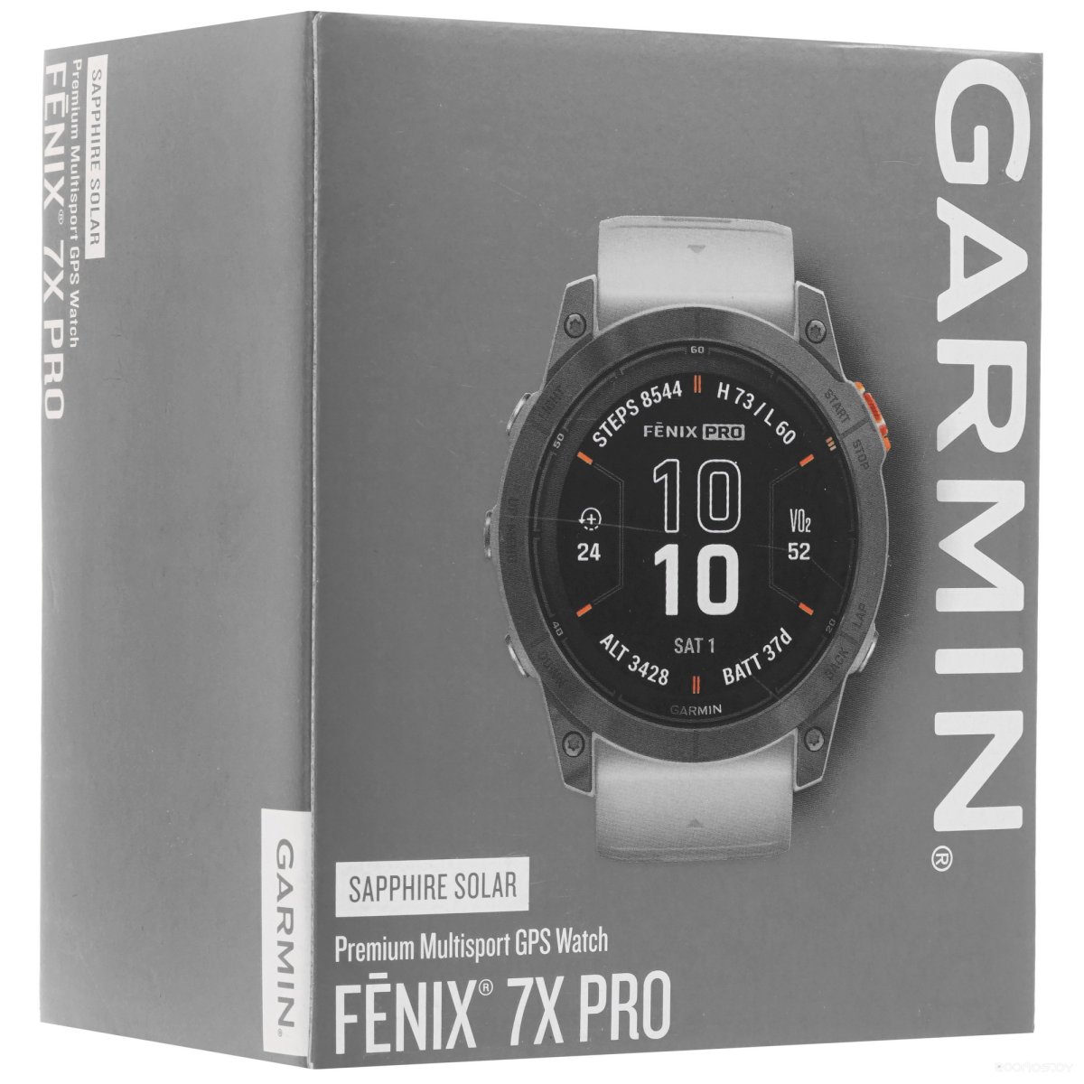 Умные часы Garmin Fenix 7X Pro Sapphire Solar (титан/оранжевый)