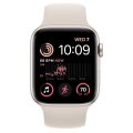 Apple Watch SE 2 44 мм (алюминиевый корпус, звездный свет/звездный свет, силиконовый ремешок)