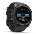 Умные часы Garmin Fenix 8 51мм (серый, черный силиконовый ремешок)