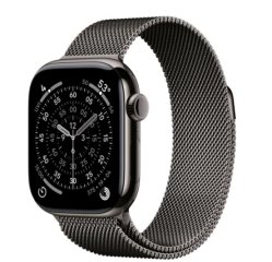 Умные часы Watch Series 11 LTE 46 мм (титановый корпус, сланец/сланец, миланская петля M/L)