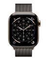 Умные часы Watch Series 11 LTE 42 мм (титановый корпус, золотистый/сланец, миланская петля)