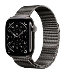 Умные часы Watch Series 11 LTE 42 мм (титановый корпус, сланец/сланец, миланская петля)