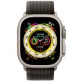Apple Watch Ultra LTE 49 мм (титановый корпус, титановый/черно-серый, нейлоновый ремешок размера M/L)