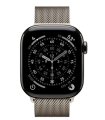 Умные часы Watch Series 11 LTE 42 мм (титановый корпус, сланец/природный, миланская петля)