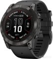 Умные часы Garmin Fenix 7X Pro Sapphire Solar (карбоново-серый титан/черный)
