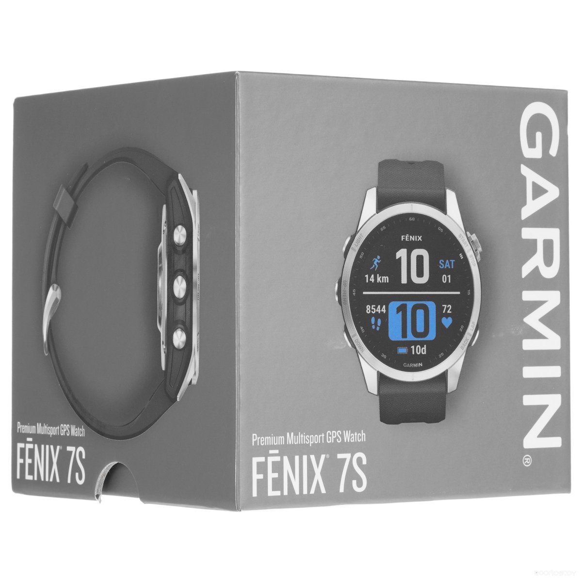 Умные часы Garmin Fenix 7S (серебристый/графитовый)
