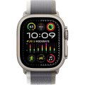 Apple Watch Ultra 2 LTE 49 мм (титановый корпус, титановый/серо-зеленый, нейлоновый ремешок размера M/L)