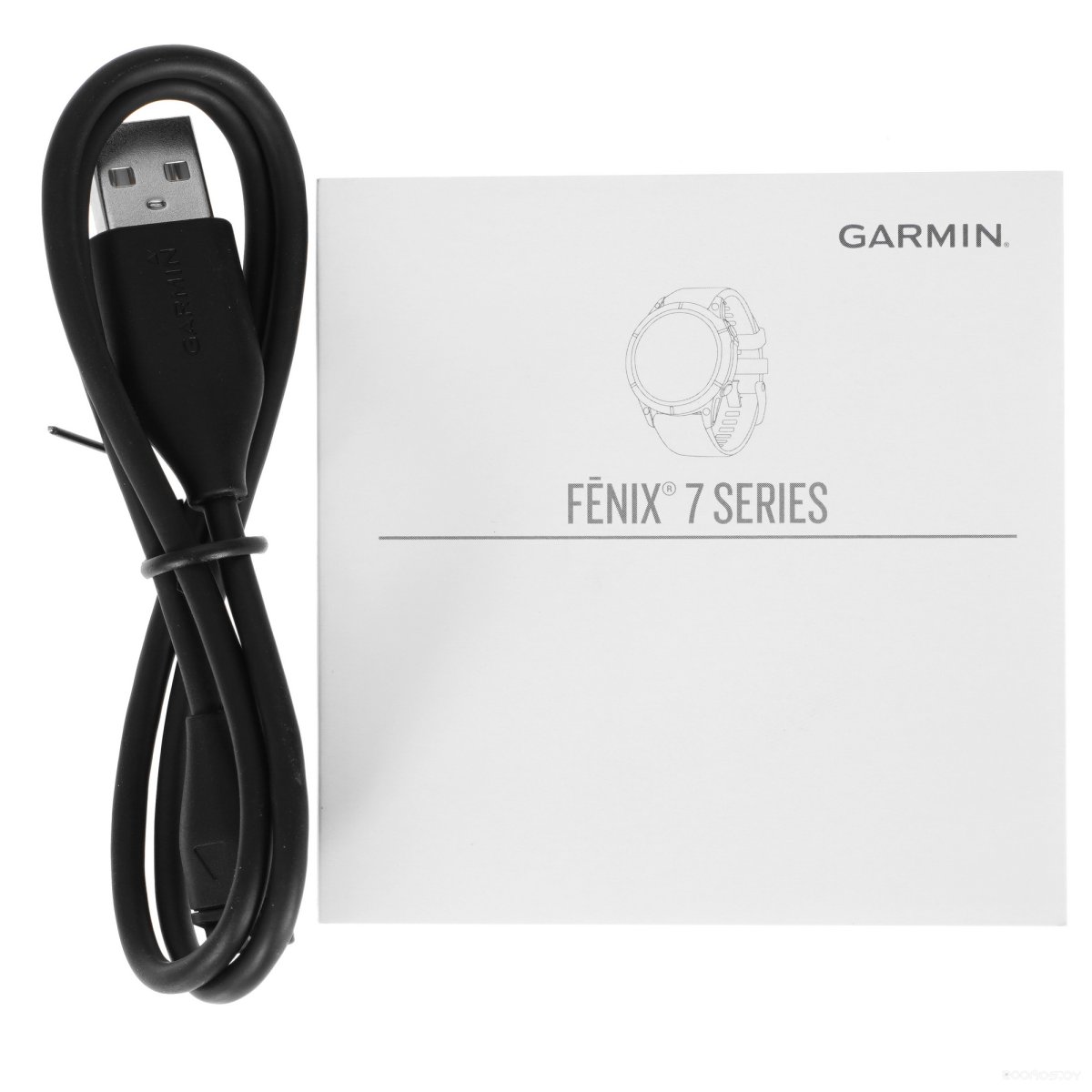 Умные часы Garmin Fenix 7S Solar (сланцево-серый/черный)