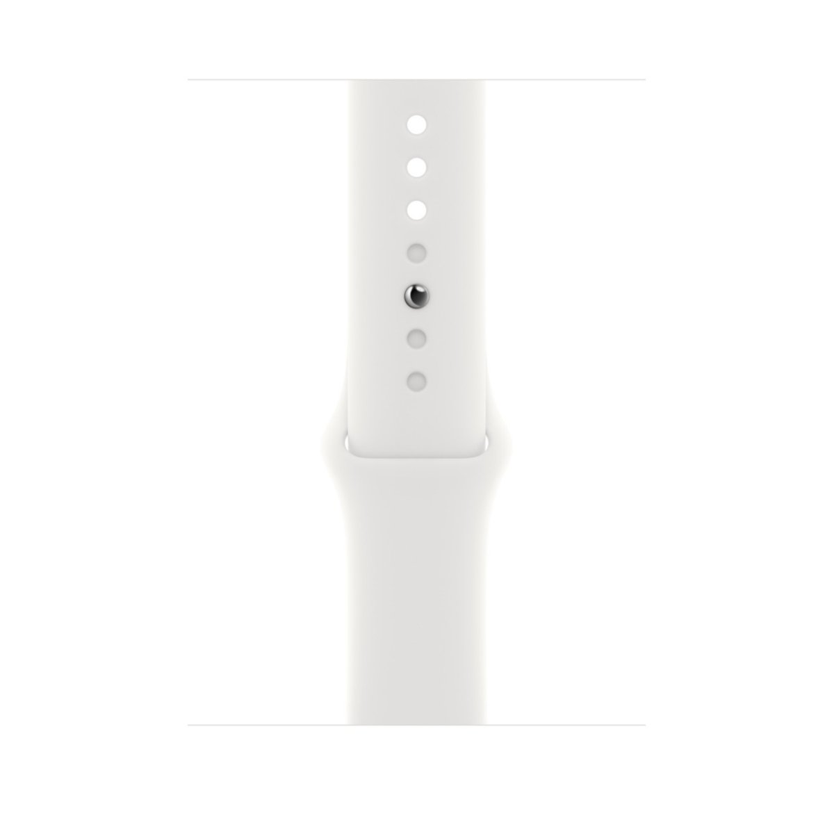 Apple Watch SE 2 40 мм (алюминиевый корпус, серебристый/белый, спортивный силиконовый ремешок)