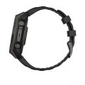 Умные часы Garmin Fenix 8 47мм (серый, черный силиконовый ремешок)
