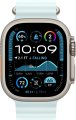 Apple Watch Ultra 2 LTE 49 мм (титановый корпус, титановый/светло-голубой, ремешок из эластомера)