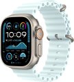 Apple Watch Ultra 2 LTE 49 мм (титановый корпус, титановый/светло-голубой, ремешок из эластомера)