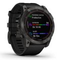 Умные часы Garmin Fenix 7X Sapphire Solar 51 мм (серый карбон/черный)