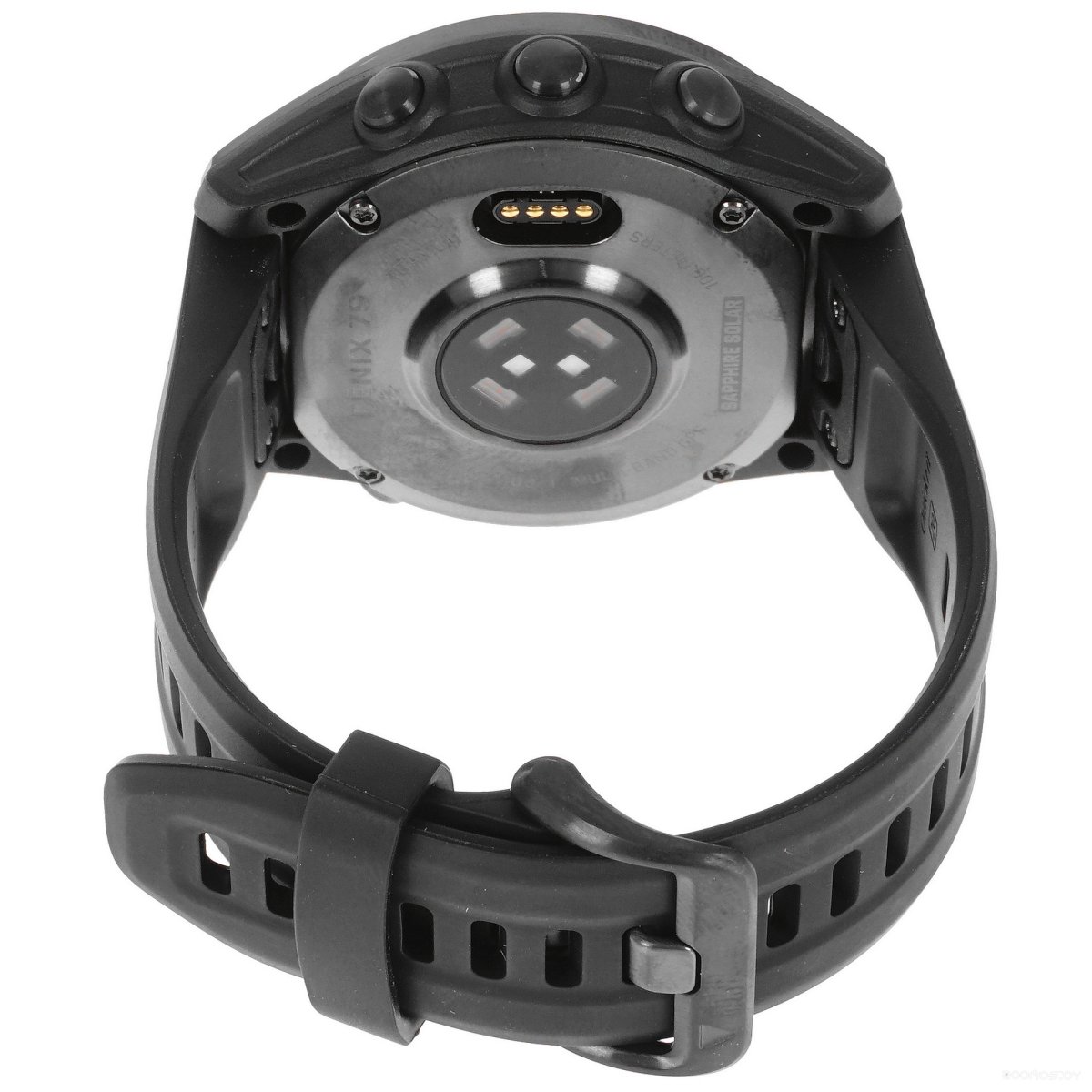 Умные часы Garmin Fenix 7S Sapphire Solar 42 мм (темно-бронзовый титан/сланцевый)