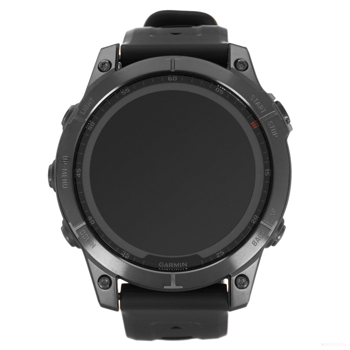 Умные часы Garmin Fenix 7 Sapphire Solar 47 мм (черный титан/черный)