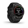 Умные часы Garmin Fenix 7 Pro Sapphire Solar (карбоново-серый титан/черный)