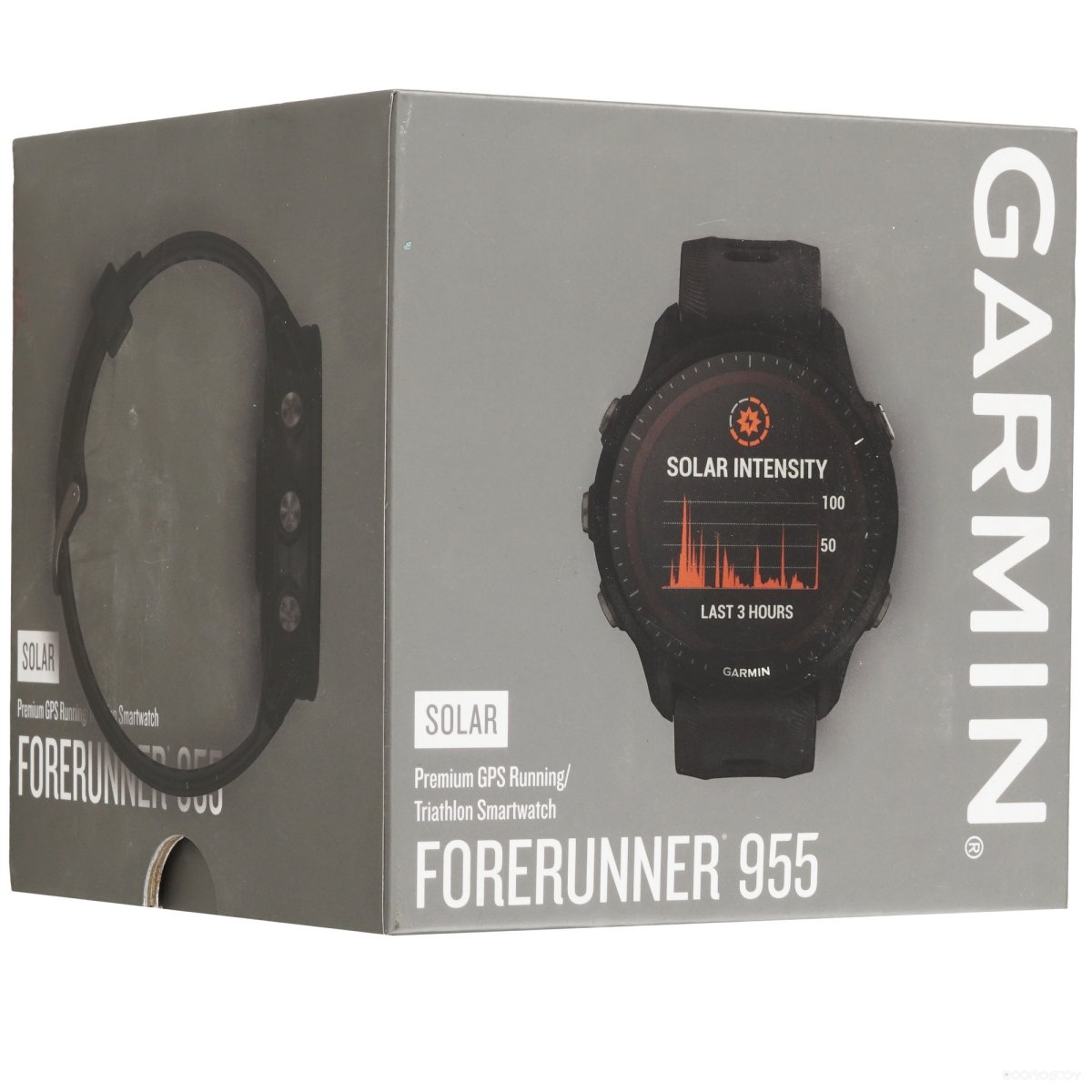 Умные часы Garmin Forerunner 955 Solar (черный, с внешним пульсометром HRM-Pro Plus)