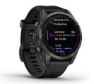 Умные часы Garmin Fenix 7S Sapphire Solar 42 мм (темно-бронзовый титан/сланцевый)