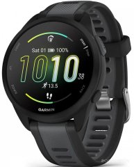 Умные часы Garmin Forerunner 165 (черный/сланцево-серый)