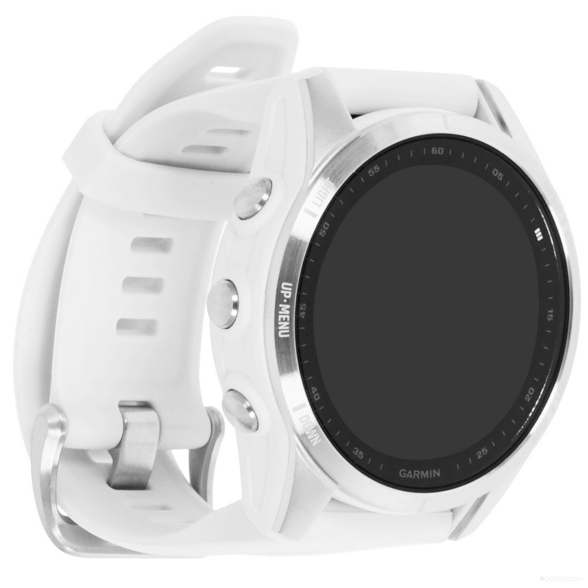 Умные часы Garmin Fenix 7S (серебристый/белый)