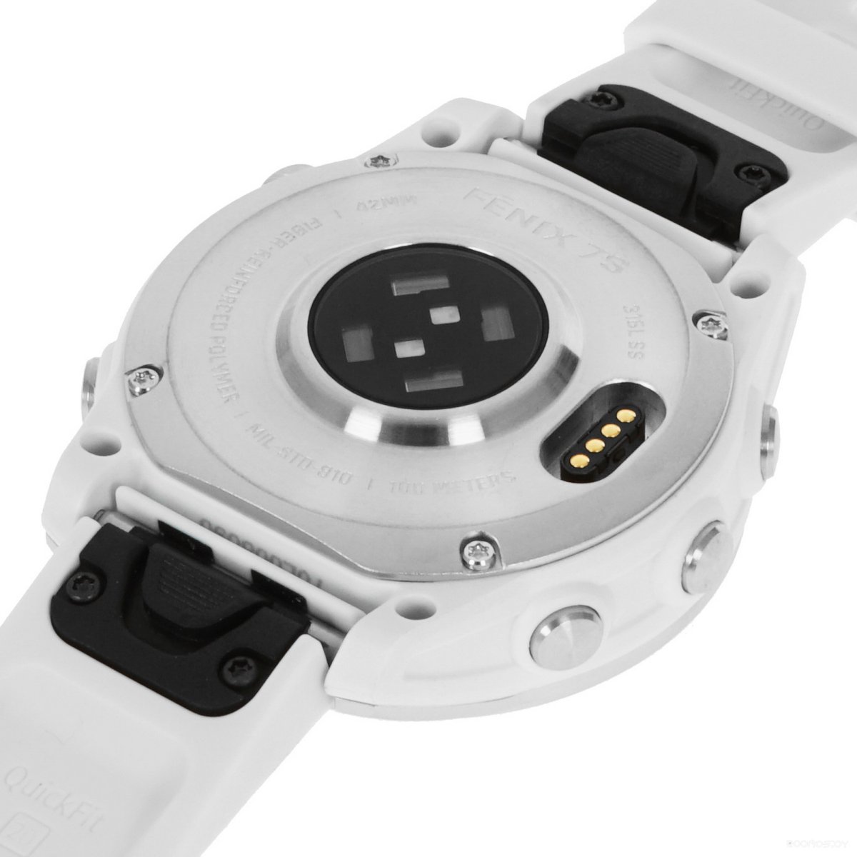 Умные часы Garmin Fenix 7S (серебристый/белый)