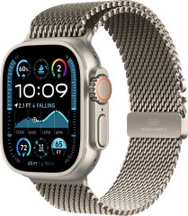Apple Watch Ultra 2 LTE 49 мм (титановый корпус, титановый/титановый, миланская петля M)