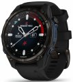 Умные часы Garmin Descent Mk3i 43 мм (карбоново-серый титан, с черным силиконовым ремешком)