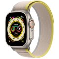 Apple Watch Ultra LTE 49 мм (титановый корпус, титановый/желто-бежевый, нейлоновый ремешок размера S/M)