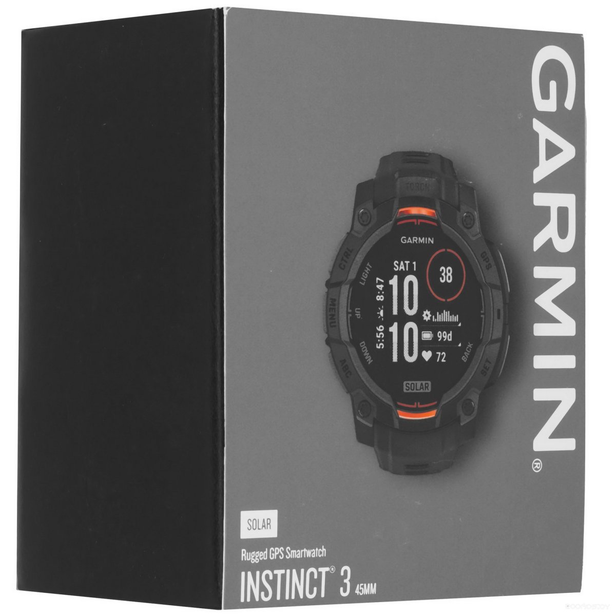 Умные часы Garmin Instinct 3 Solar 45 мм (серый)