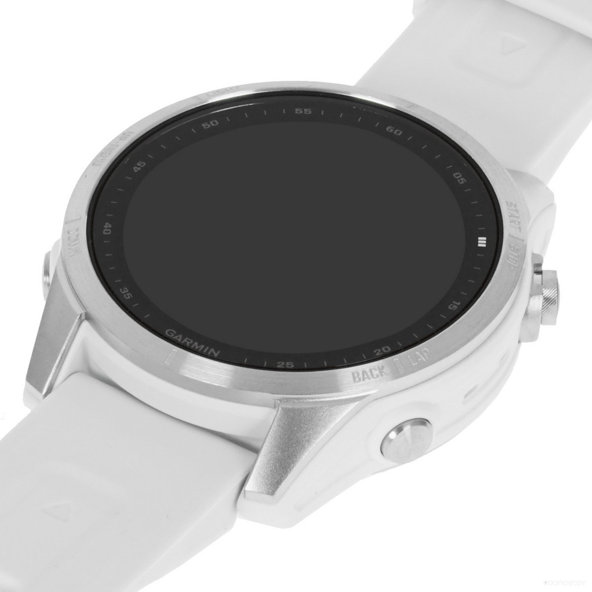 Умные часы Garmin Fenix 7S (серебристый/белый)