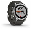 Умные часы Garmin Fenix 7 Solar (серебристый/графитовый)