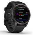 Умные часы Garmin Fenix 7S Solar (сланцево-серый/черный)